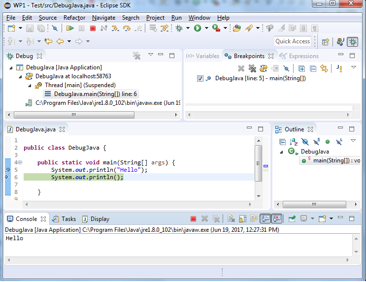 Eclipse Debugger